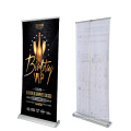 Advertising roll up banner display device display stand for advertising promotion banner display